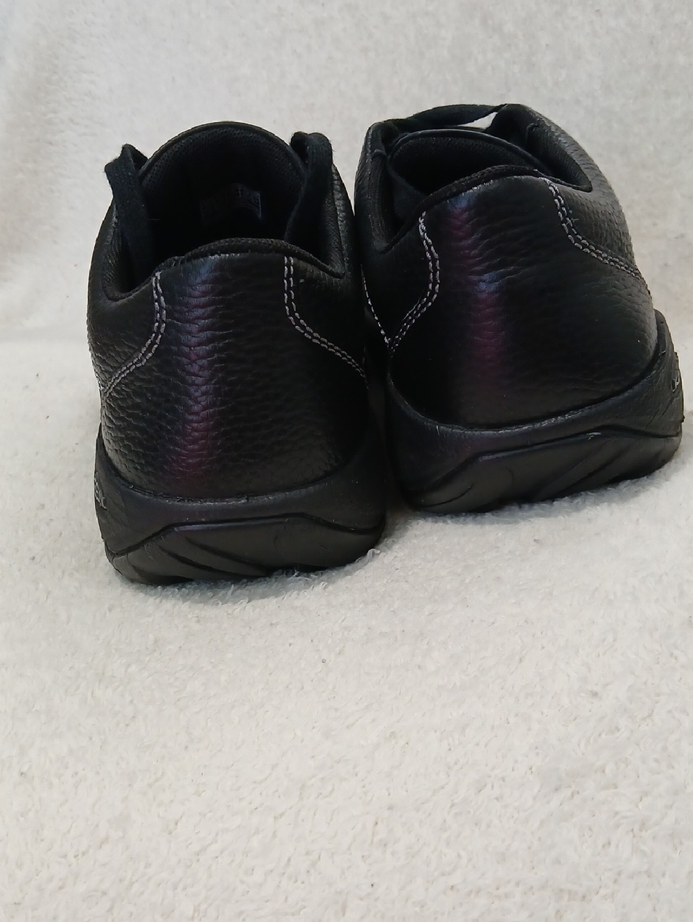 Women's Keen Presidio Black Leather Lace-Up Walking Shoes Sz 7.5 - Picture 6 of 9